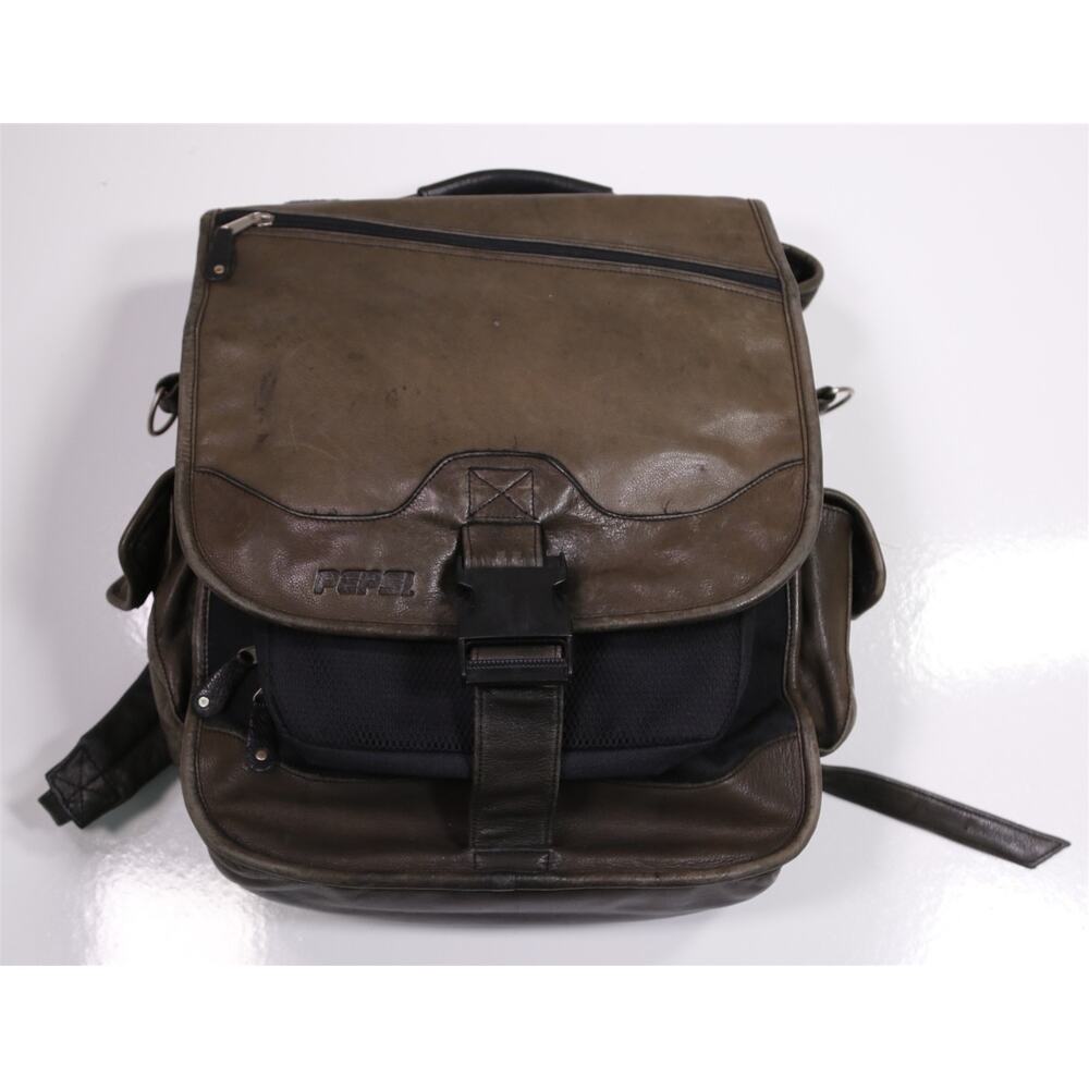 Canyon Outback Pepsi Brown Real Leather Heavy Duty Backpack